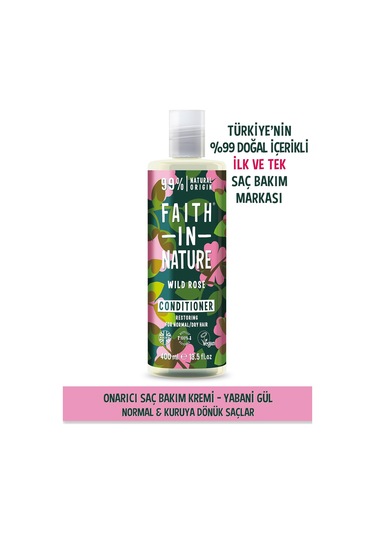 %99 Doğal Onarıcı Saç Bakım Kremi Yabani Gül Normal&kuruya Dönük Saçlar İçin