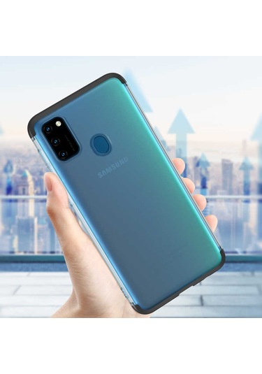 Samsung Uyumlu Galaxy M30s Kılıf Zore Nili Kapak Kırmızı