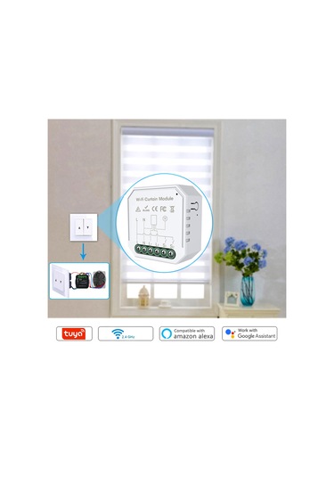 Tuya Wifi Akıllı Perde Anahtar Modülü Ev Perdesi Modifikasyon S6563-4