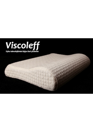 Viscoleff Visco Büyük Boy Boyun Destek Yastığı Bambu