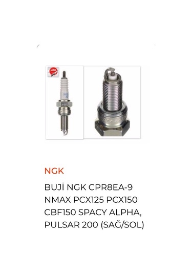 Nmax Pcx 125 150 Cbf 150 Spacy Alpha Pulsar200 Cpr8Ea-9 Buji Ngk