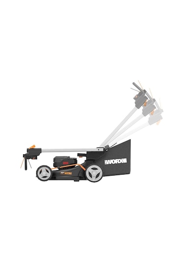 Worx Wg749e 40volt 4.0ah. Li-ion 46cm Profesyonel Kömürsüz Şarjlı Çim Biçme Fr Wg749e