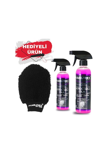 2'li Set Magurex Ultra Hızlı Cila + Uygulama Eldiveni