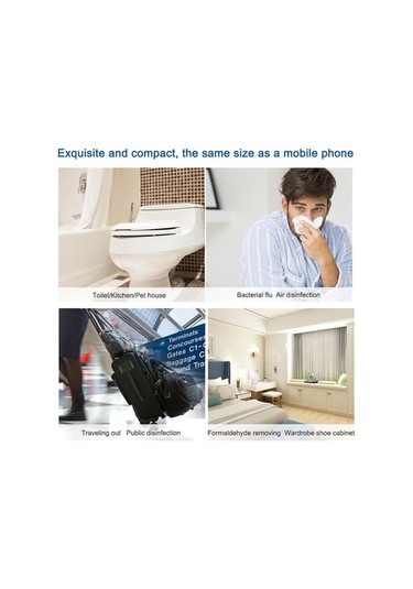 Dancemonkey Usb Şarjlı Koku Giderici Ev Hava Temizleyici Sterilizatör