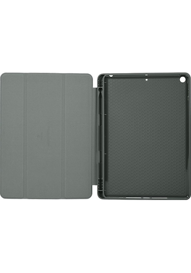 Didadodo İpad 7. Nesil 10.2'' Silikon Kılıf - Pu Deri, Düşmeye Karşı Koruma, Kalem Yuvası