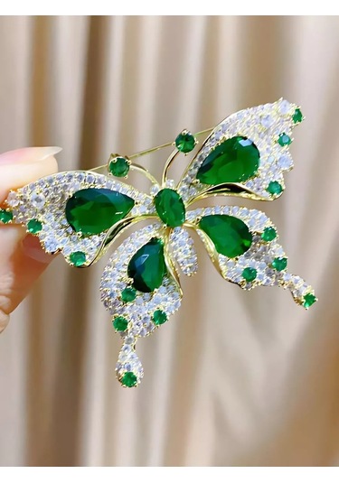 Bijoubijou Broş Takı Kelebek 250533543 Altın Rengi