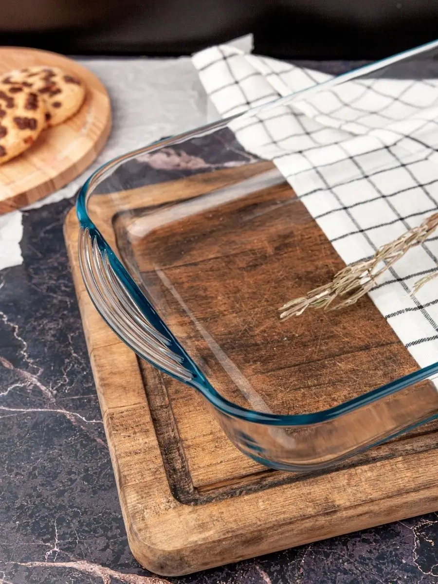 Borcam Dikdörtgen Cam Fırın Kabı 3850 Ml 12451198 Beyaz