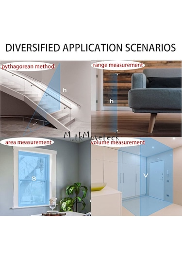 Peeq Earldom Ls-p Lazer Dijital Mesafe Ölçer 40 M