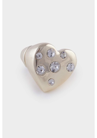 DeFacto Afra x DeFacto Beyaz Kalp Desenli Yüzük E3042AXNSGD1