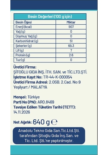 Anadolu Teknogıda Aronya Reçeli 640 G