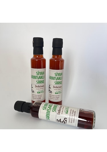Edovital Doğal Siyah Sarımsaklı Sirke 250 ML