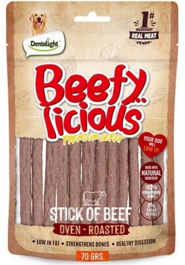 Dentalight Beefy Stick Sığır Etli Köpek Ödül Çubuğu 70 Gr