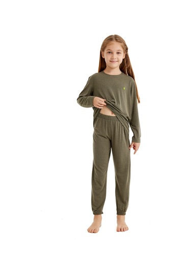 Çocuk Pijama Takımı 60514 - Yeşil