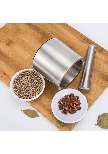 Pazly Cbtx 304 Paslanmaz Çelik Ezilmiş Sarımsak Ezici Balgam Pot Sarımsak Pot, Ev Manuel Taş Akrep Öğütücü Sütun Tipi Sarımsak Güveç Çok Renkli