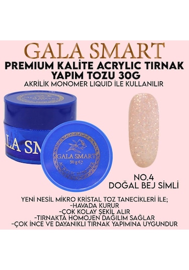 Akrilik Toz Premium 30 G - No:04 Gala Smart