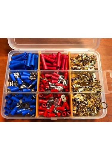 Maasco (399 Adet) Dışı Erkek Kablo Ucu-Sarı Terminal-Birleştirici