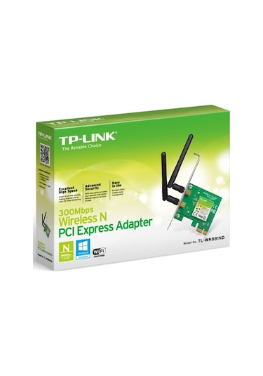 Tp-Link Tl-Wn881Nd Wifi N 300Mbps Pcı Express