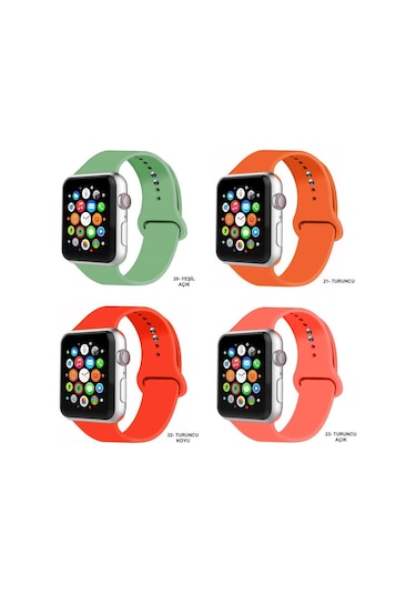 Apple Uyumlu Watch Kordon 3 4 5 6 Se 7 Seri 38 40 41 42 44 45 MM Kordon