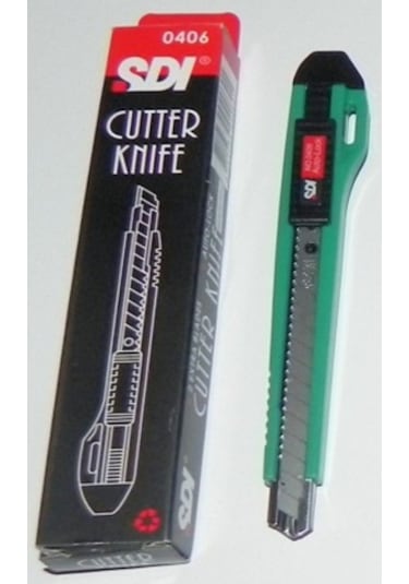 Sdı Maket Bıçağı 0406-Çift Yedek Bıçaklı