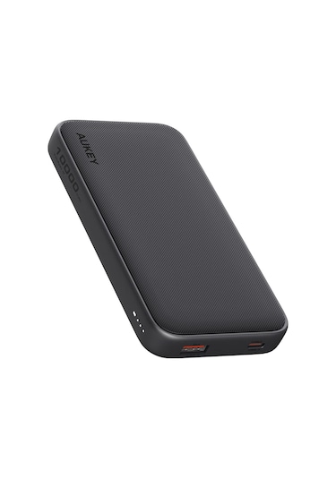 Aukey PB-Y46-GY 15 W 10000 mAh Hızlı Şarj Powerbank Siyah