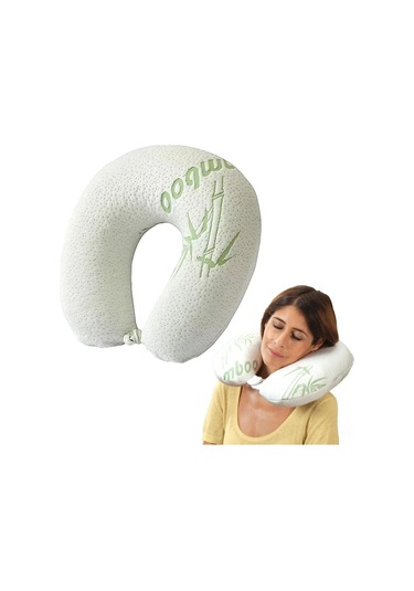 Maiyame Seyahat Ve Dinlenme İçin Hafıza Köpüğü Boyun Yastığı - Boyun Ağrısı Giderici, Yumuşak Ve Nemlendirici, Taşınabilir Diğer