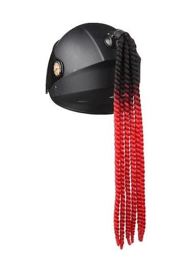 Saç Dekorasyonu Kask Dreadlocks Motosiklet Kaskı Örgüleri Kask Örgüleri Kask Dreadlocks Örgüsü Mpz-07