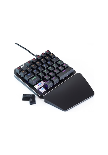 Rush SIEGE RK77 Blue Switch PUBG Oyuncu Gaming Mekanik Klavye Keypad