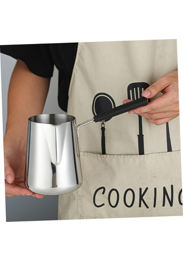 Novahub Pratik Ölçekli Süt Tenceresi: Şurup Pişirme İçin Mükemmel Gümüş Gümüş