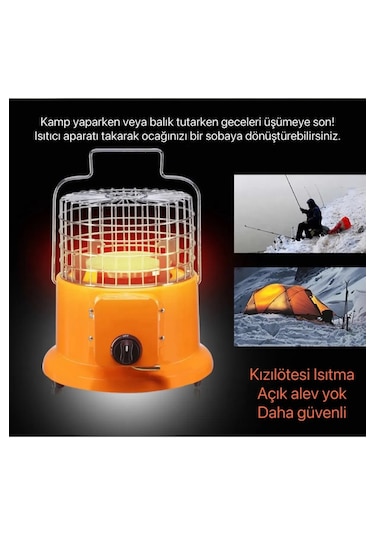 Shufa Glampıng Portatif Tüplü Soba