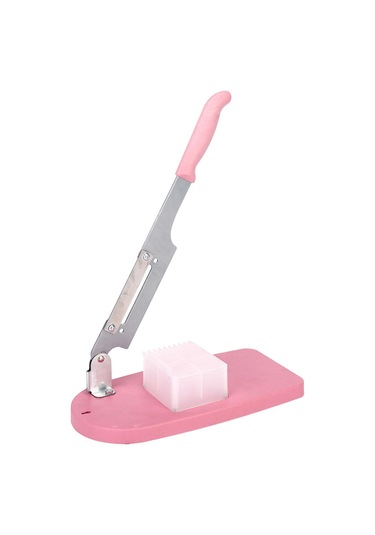 Homyl Dondurulmuş Et Hafif Için Masa Dilimleyici Gıda Kesici Pembe