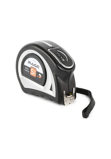 Rage 5 M X 19 Mm İnşaat Ölçüm Şeritleri, Naylon 258010058 5 M