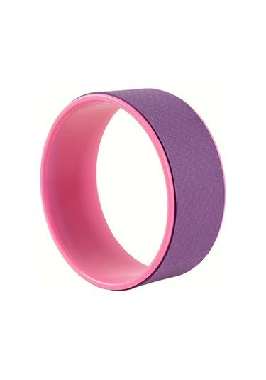 Elmpaly Mor Yoga Tekerleği - Sırt Esnekliğini Artırır, 80 Kg Destek, Menekşe Mor