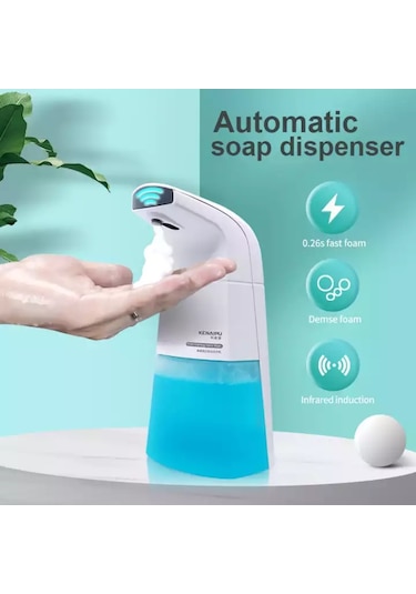 Sensorlu Sıvı Sabunluk Kopuk Verici 21x10x5cm 250ml