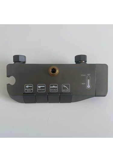 Motion003 Twınbell Duş Bataryası Musluk Dirsek Aksesuarları Banyo Sıcak Soğuk Su Karıştırıcı Valf Kolay Kurulum Elektrik Gerektirmez 11.8x5cm Çift Kişilik