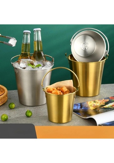 Suntek Magideal Metal Buz Kovası Soğutma Suyu Partileri Için Altın