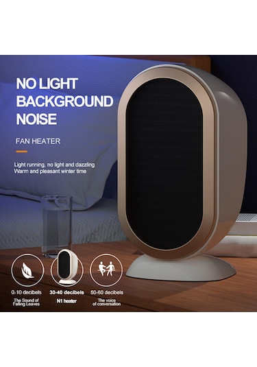 Suntek Elektrikli Alan Isıtıcısı Kişisel Isıtıcı Bej