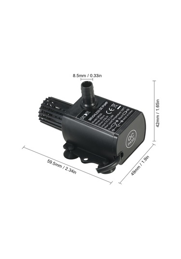 Decdeal Usb Dc5v 2.4 W Ultra Sessiz Mini Fırçasız Su Pompası