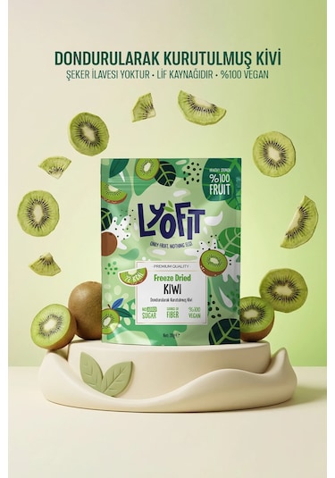 Lyofit Food Freeze Dried Kivi 20 G