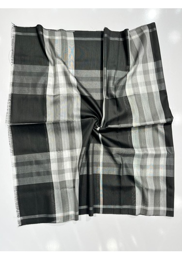 Burbery Ekose Şal Spor Saçak - 1 911