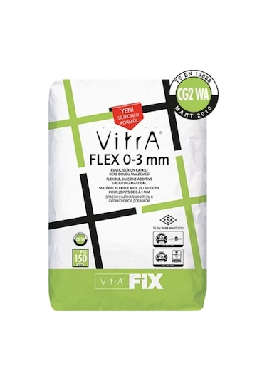 Vitrafix Antrasit Flex 0-3 Mm Cg2 Wa 5 Kg Derz Dolgu F24301805