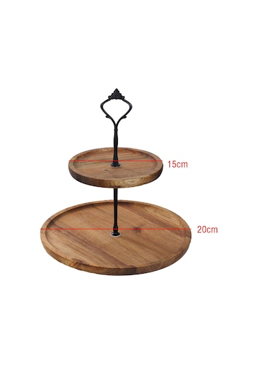 Suntek Magideal Cupcake Standı Çok Fonksiyonlu Şeker Servis 2-katlı