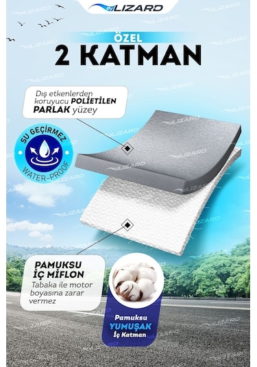 Daihatsu Move Sedan Uyumlu Araba Brandası - Oto Örtüsü - Kılıfı