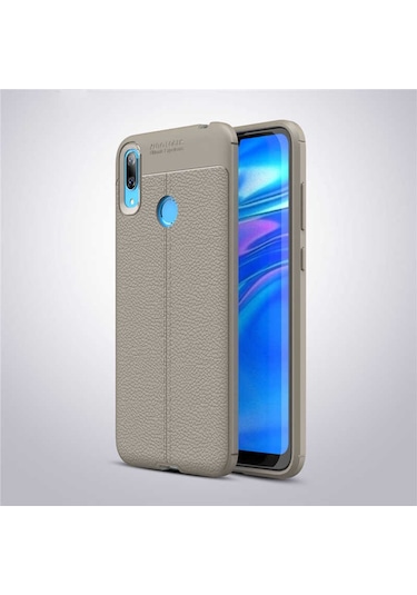 Huawei Y7 Prime 2019 Kilif Deri Tarzi Niss Silikon Case 357682757