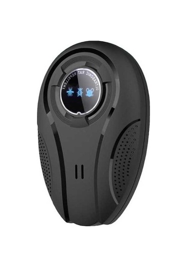 Besthome1 Sessiz Ultrasonik Fare Ve Sinek Kovucu - Bahçe-balkon-garaj İçin Etkili W28 Siyah