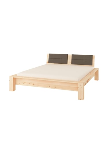 Masifart_Mobilya Masifart Ladin Ahşap Karyola Klasik Ladin Yatak Başlığı Çift Kişi