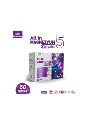 Camrusepa All In Magnezyum Complex 5 60 Tablet
