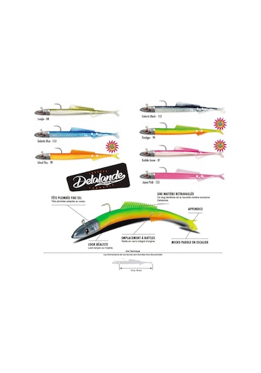 Delalande Fire Eel 130Mm 20Gr Silikon Yem (459839382)