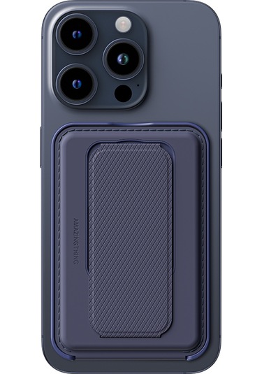 Amazingthing Glamour Link Fonksiyonel Çok Yönlü Grip Standlı Magnetik Kartlık Mavi