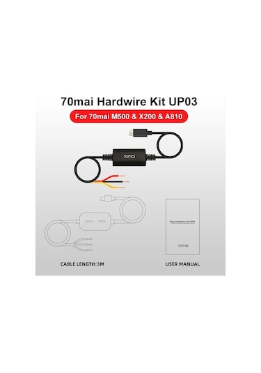 Supermarket1 70mai Park İzleme Hattı Up03, Çince/ingilizce, A810/x200/omni M500 İçin Uluslararası Genel Model