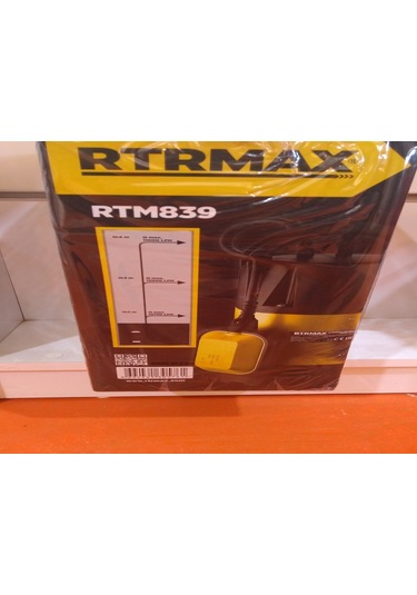Rtrmax Rtm839 Temiz Kirli Su Dalgıç Pompası Yeni Ürün